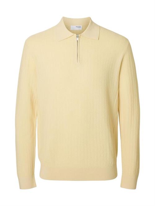 SLHCRAN LS KNIT STRUCTURE HALF ZIP