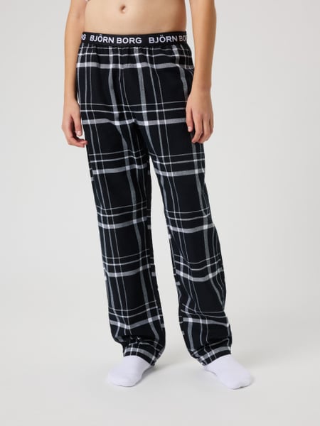 Björn Borg Core Flannel Pyjama Pants Sort, 122-128