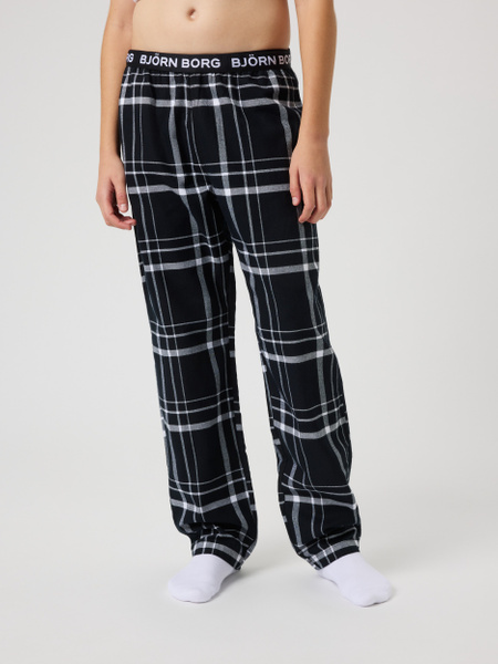 Björn Borg Core Flannel Pyjama Pants Sort, 158-164