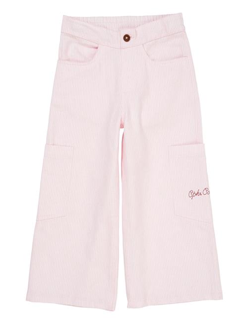 Striped Wide Pants W Pockets Copenhagen Colors Pink