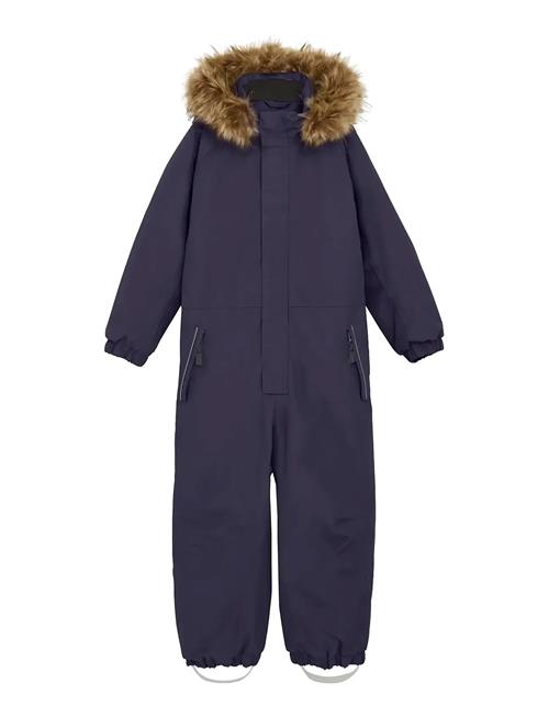 Coverall W. Fake Fur Color Kids Grey
