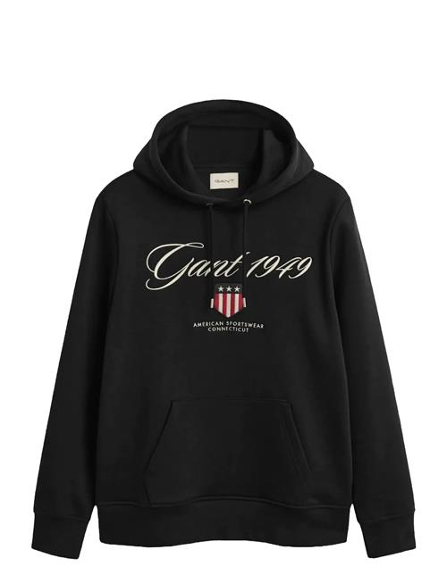 Graphic Hoodie GANT Black