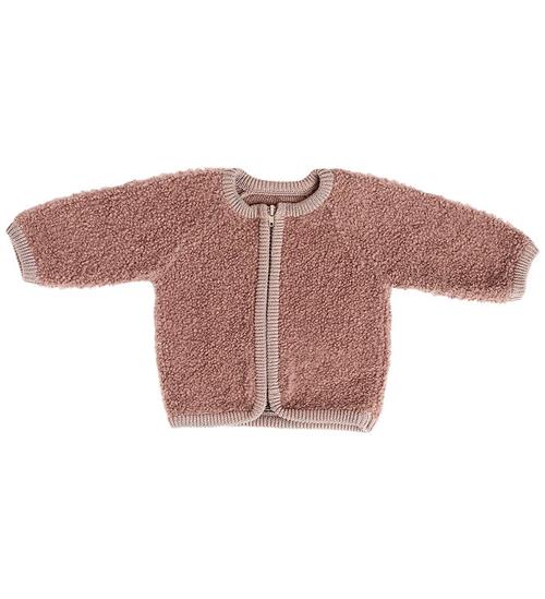 Smallstuff Cardigan m. Lynlås - Uld - Rose