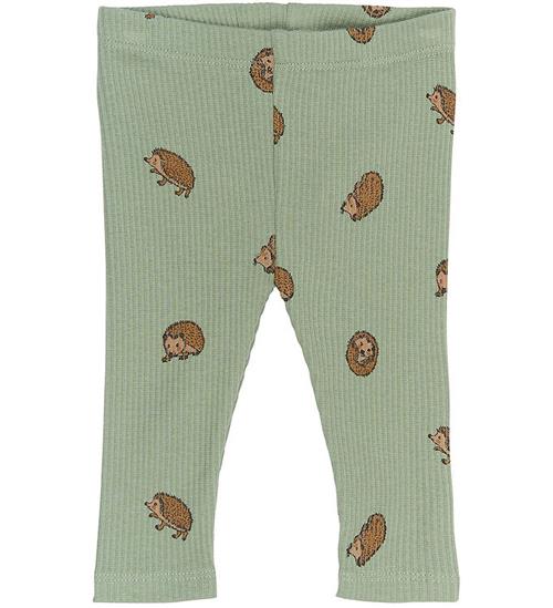 The New Siblings Leggings - Rib - TnsbRiver - Lily Pad AOP