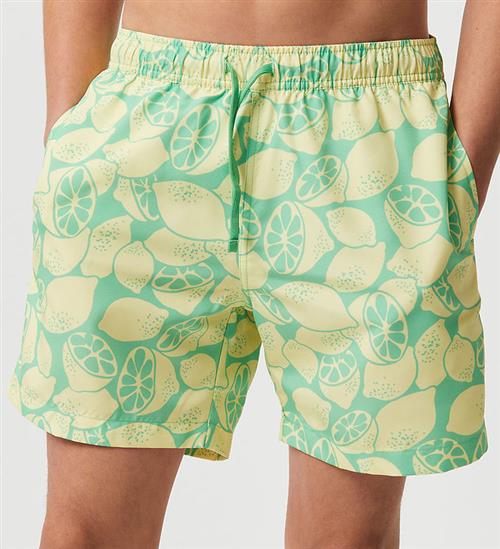 Björn Borg Badeshorts - Borg Print - Limoncello Big
