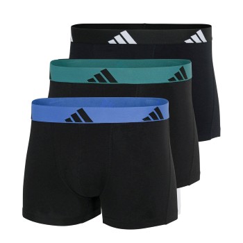 adidas 3P Active Flex Cotton Trunk Blågrøn bomuld Large Herre