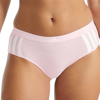 adidas Trusser Sport Active Essentials 3 Stripes Hipster Lyserosa bomuld Large Dame