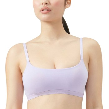 adidas Bh Sport Active Essentials Scoop Bralette Lyseviolet bomuld Large Dame