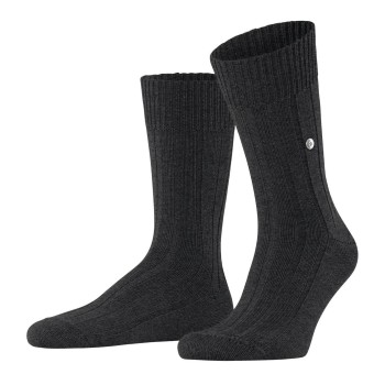 Burlington Strømper Dover Socks Antracit uld Str 40/46 Dame