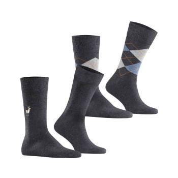 Burlington Strømper 2P Everyday X-Mas Men Socks Grå Str 40/46 Herre
