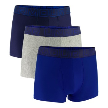 Under Armour 3P Performance Tech Boxer Blå/Grå polyester Medium Herre