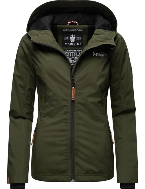 Se MARIKOO Overgangsjakke 'Brombeere'  oliven ved About You