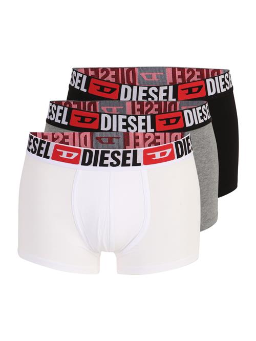 DIESEL Boksershorts 'Damien'  grå-meleret / rød / sort / hvid