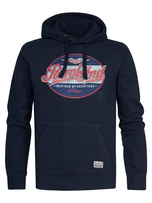 Petrol Industries Sweatshirt 'Ashland'  navy / mørkeblå / lysegrå / rød