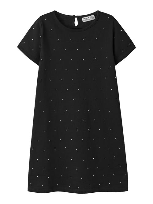 NAME IT Rhinsten Sweat Kjole Ronja Black