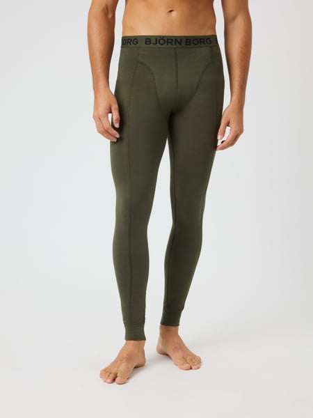 Björn Borg Cotton Stretch Long Johns 1-pack Grøn, M