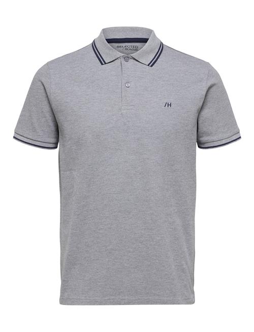 Slhdante Sport Ss Polo Selected Grey