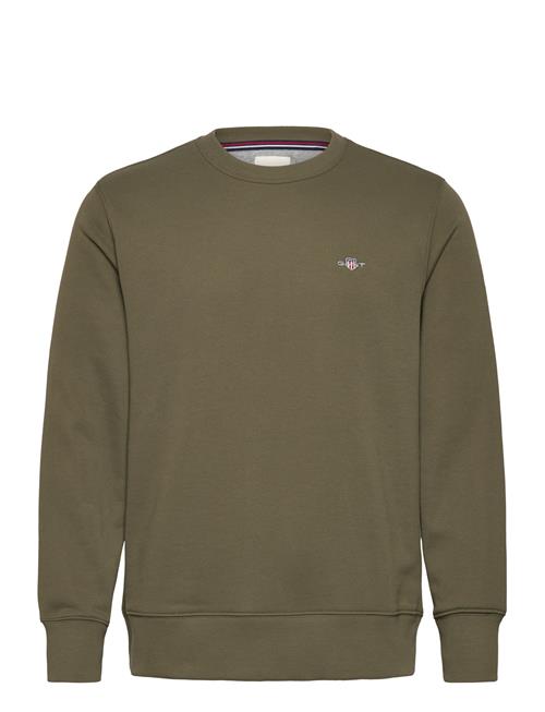 Reg Shield Cneck Sweat GANT Khaki