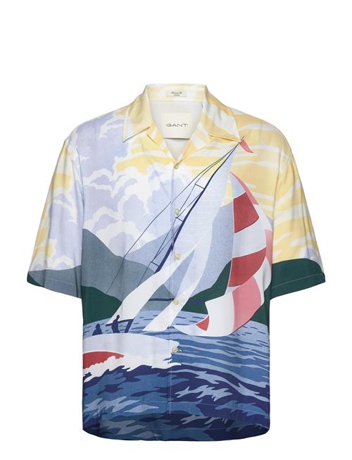 Rel Scenery Sailing Shirt GANT Blue