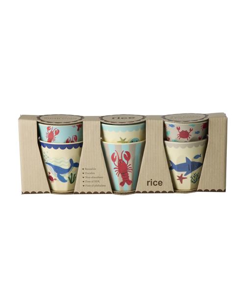 RICE A/S 6-pak Lille Kop Blue Ocean  Blue Ocean S  Blå  S  mand