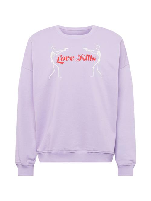 SHYX Sweatshirt 'Asya'  lilla / rød / hvid