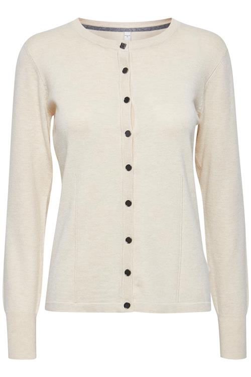 PULZ Jeans Cardigan 'Sara'  hvid