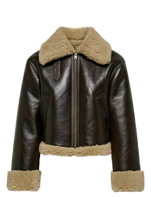 Onlverona Faux Bonded Jacket Cc Otw ONLY Brown