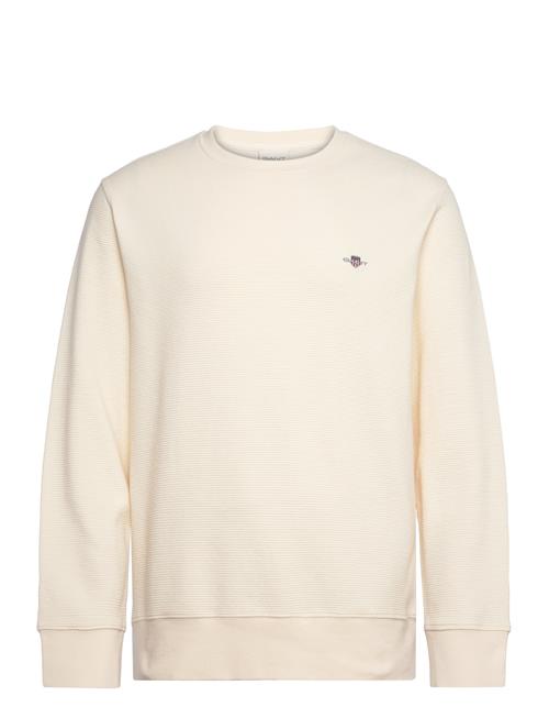 Texture C-Neck Sweat GANT Cream