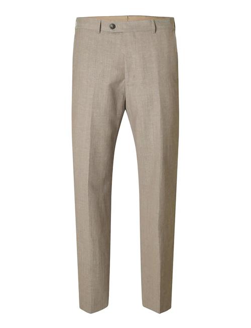 Slhreg-Tyler Wool Blend Trs Selected Beige