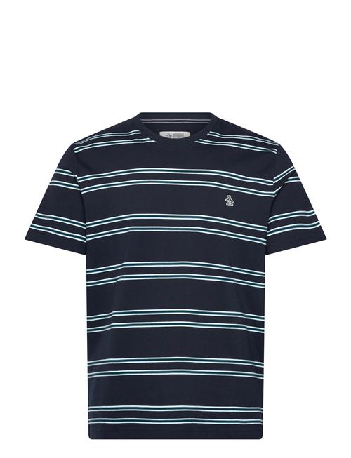 S/S Multi Stripe Tee Original Penguin Navy