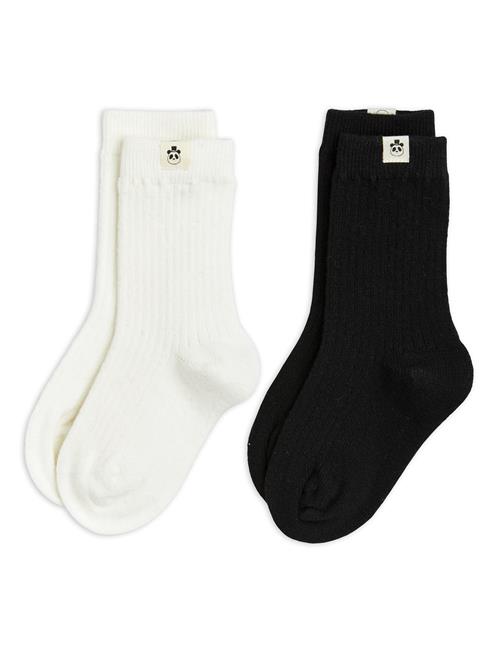 Mini Rodini Sokker I Uldblanding 2-pak Multi  Multi-24-27 EU Wool Rød  24-27 EU  unisex