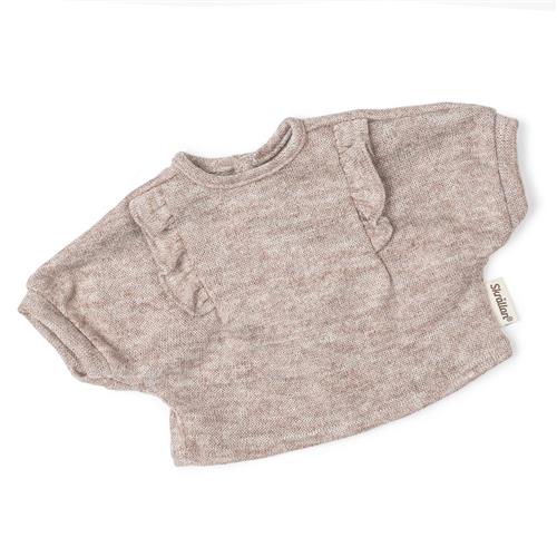 Skrållan Skrållan Dukke-T-shirt Beige Melange  One Size-Beige Melange  Beige  One Size 3+ Years unisex