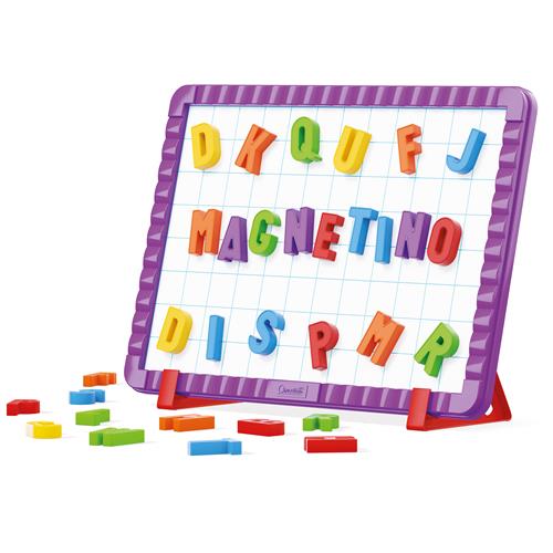 Quercetti Quercetti Magnetisk Tavle Med Bogstaver Multi  One Size-Multi  Hvid  One Size 4 Y+ unisex