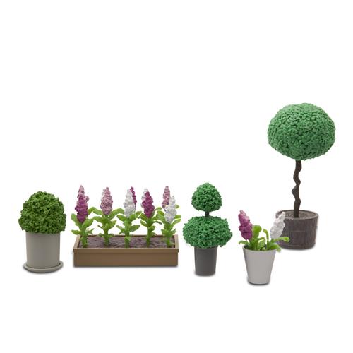 Lundby Lundby Blomster-sæt Til Dukkehus Multi  One Size-Multi  Grøn  One Size 4 Y+ unisex