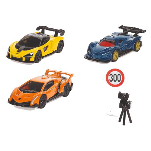 Micki Siku Gavesæt Supercars Multi  One Size-Multi  Blå  One Size 3 Y+ unisex