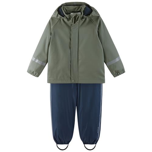 Reima Tipotella Foret Regnsæt Greyish Green 104cm Rain Grøn  104 cm  unisex