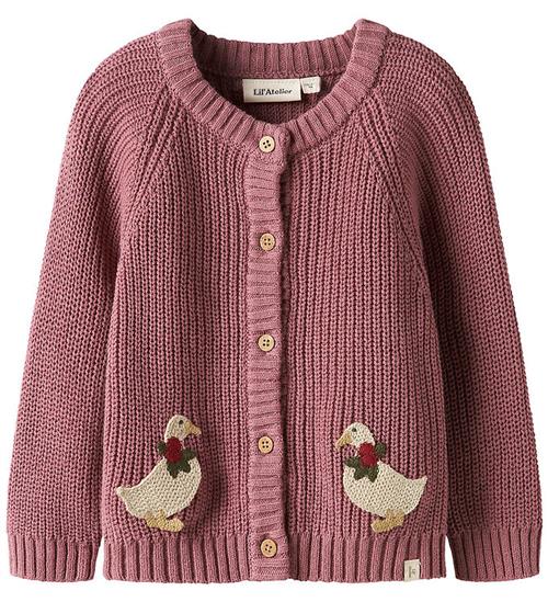 Lil Atelier Cardigan - Strik - NmfEmlen - Nostalgia Rose