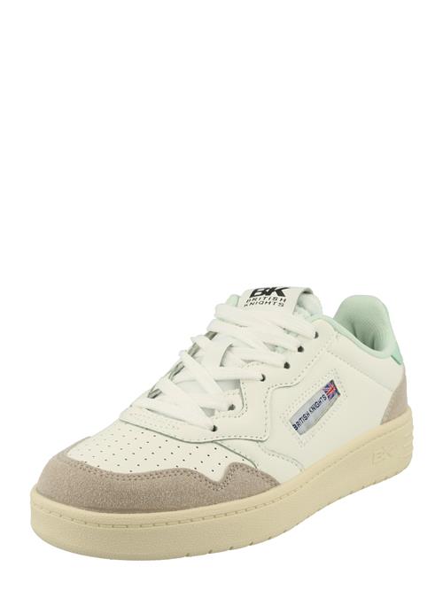 BRITISH KNIGHTS Sneaker low 'NOORS'  mørkebeige / lysegrøn / sort / hvid