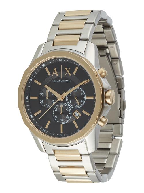 ARMANI EXCHANGE Analogt ur  guld / sort / sølv / hvid
