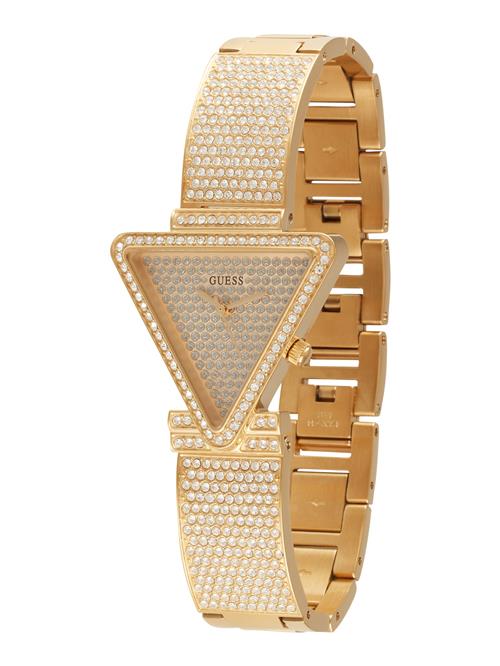 GUESS Analogt ur 'FAME'  champagne / guld / transparent