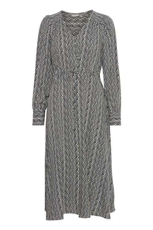 Fransa Kjole 'Kiki Dr 2'  sort / hvid