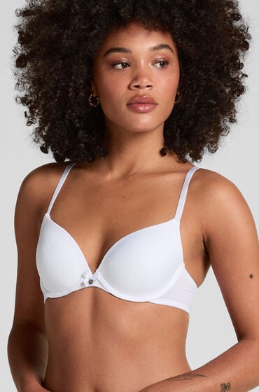 Hunkemöller Formstøbt bøjle-bh Plunge hvid