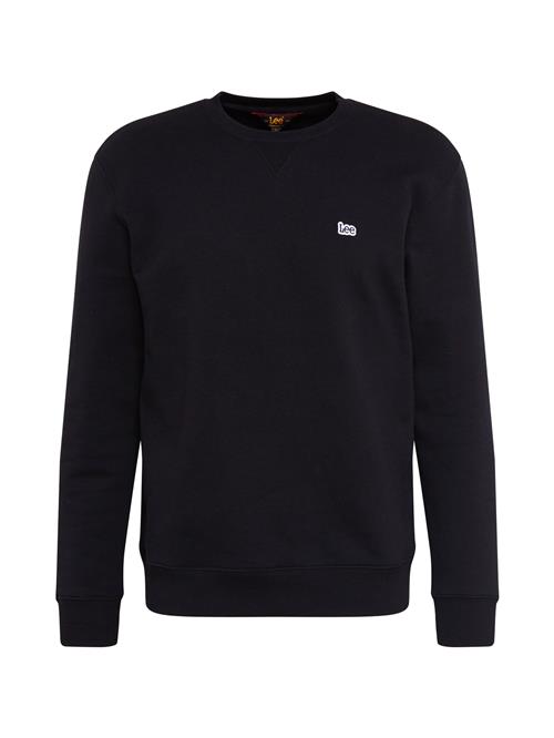 Lee Sweatshirt 'PATCH CREW SWS'  sort / hvid