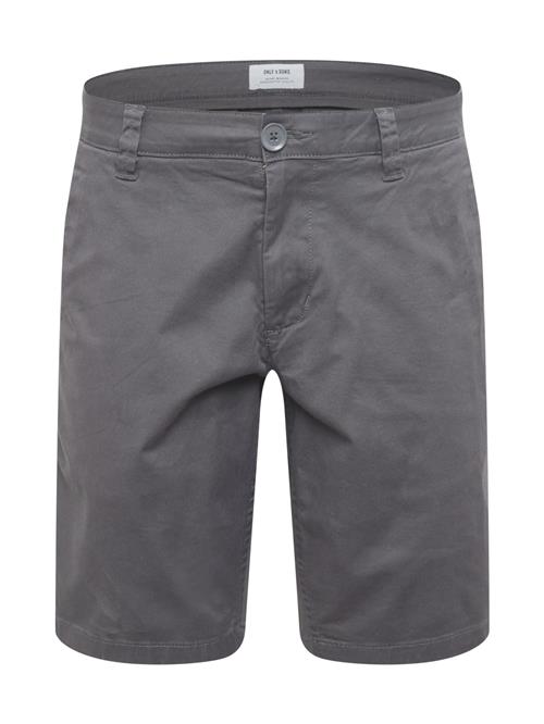 Only & Sons Lærredsbukser 'Cam'  mørkegrå