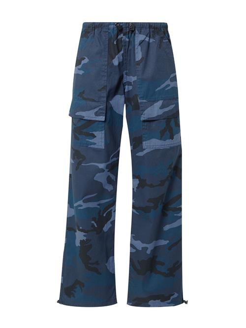 Nasty Gal Cargobukser  ensian / blue denim / mørkeblå / sort