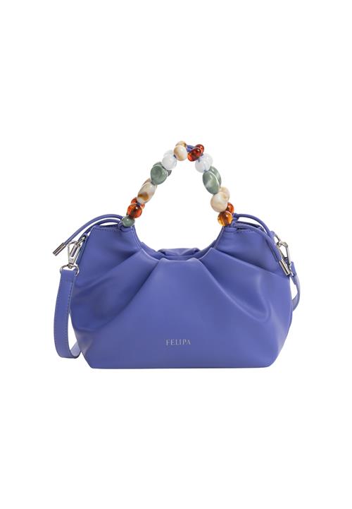 FELIPA Håndtaske  brun / mint / mørkelilla / hvid