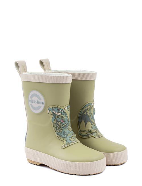 3D Patch Wellies Mikk-line Green