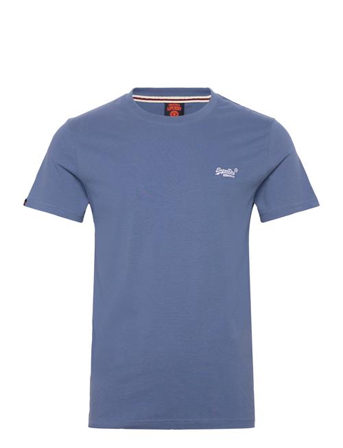 Essential Logo Emb Tee Superdry Blue