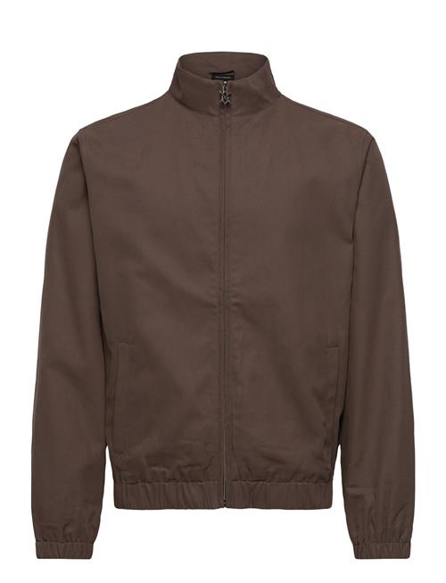 Twill Track Jacket Daily Paper Brown