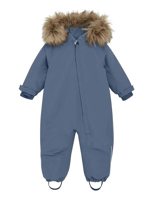 Baby Snowsuit W. Fake Fur En Fant Blue